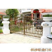 供应遥控开平铁艺大门