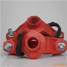 消防沟槽件-机械丝接三通沟槽管件管件