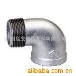 迈克牌玛钢镀锌管件内外丝弯头92