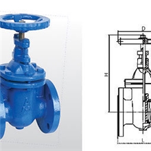 Z45T-10/Z45T-16铁制法兰暗杆闸阀、产品详细技术参数