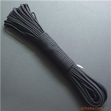 亏本大促销黑色7芯伞绳4毫米直径厂家直销现货批发