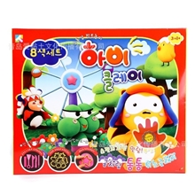 韩国进口LOVECLAY爱黏土树脂粘土超轻粘土3D立体太空泥8色礼盒DIY