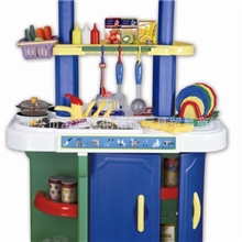 热销高档仿真厨房套装带音乐宝宝过家家的玩具厨具套装