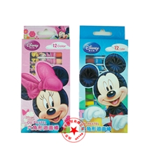 批发正品迪士尼卡通油画棒迪斯尼米奇米妮12色油画棒M/N1948
