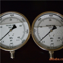 超高压防震压力表/进口高压表
