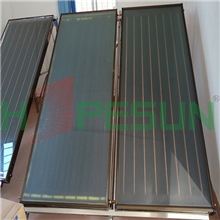 厂家直销太阳能采暖蓝钛集热器进口铝蓝膜工程平板集热器