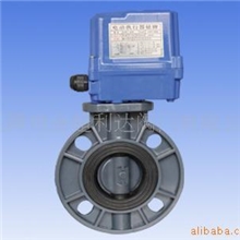 供应电动塑料蝶阀CTF系列电动蝶阀