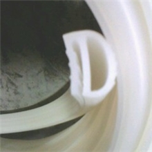 供应e型透明硅胶条、U型包边条、e型高温硅胶门封边(图)