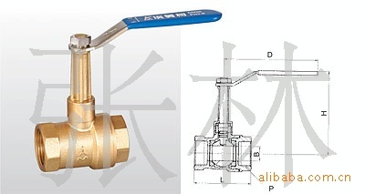 埃美柯球阀空调高柄专用黄铜球阀品牌：埃美柯代号：269