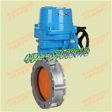 防爆电动水泥蝶阀，电动单法兰水泥阀，电动粉体蝴蝶阀，电动蝶阀