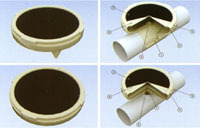 宜兴厂家超华环保填料供应优质平盘型盘式曝气器量多价优质量可靠