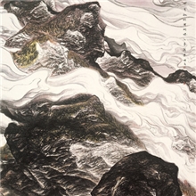 画朱颂民清辉沁玉宇中国美术家协会会员广东省美术家协会理事