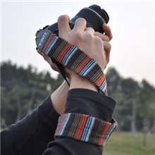 新款柔软背带LYNCAL-004彩色细条纹希单反肩带单反相机背带