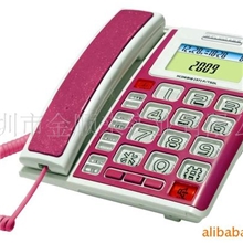 供应幻彩按键来电显示大字键出口电话机(图)