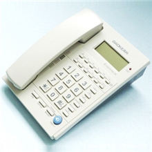 批发高科328电话机来电显示商务办公电话10个一键通免电池座机