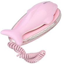 正品中诺电话机A047来铃蓝灯炫彩指示海豚造型-超靓