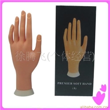 【厂家直销】美甲练习手展示手指甲可弯曲不可定位