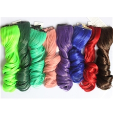 五卡卷接发片彩色接发片彩色五卡接发片彩色发片