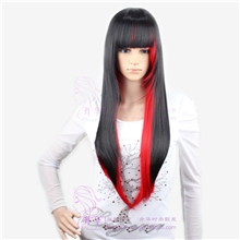 动漫COS假发彩色假发舞会假发长直发表演假发cosplay假发