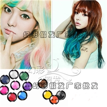 圆盒一次性染发蜜粉染发粉饼染发棒康熙来了推荐