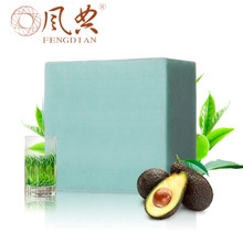厂家供应手工皂绿茶去黑头去粉刺润肤美白洁面皂精油皂批发