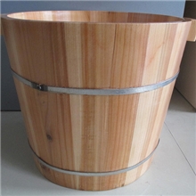 厂家直销杉木木桶带按摩粒子足浴盆泡脚桶
