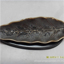 香缘道鎏金铁铀小叶子香插卧香炉