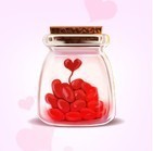 供应相思红豆玻璃罐徐州华联玻璃瓶厂