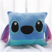 冬季批发史迪仔暖手靠垫靠枕填充毛绒玩具礼品招代理