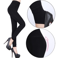 韩国踩脚打底裤九分裤秋冬女加绒打底裤珍珠绒义乌打底裤批发