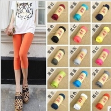 【夏季爆款】女士打底裤七分裤夏季弹力女裤夏超薄打底裤批发