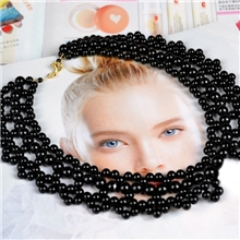 2012纯手工定制珍珠超美手工珍珠项链假领珍珠假领批发zg004