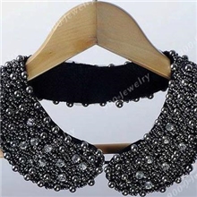 2012假领子披肩珍珠假领领子装饰假领子批发复古假领子mz016