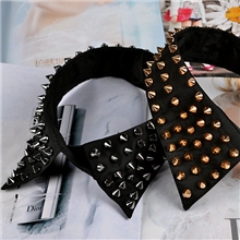 韩款热卖毛衣链合金项链朋克柳丁假领子厂家直销mz064