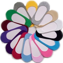 糖果色纯棉船袜短袜子低腰袜浅口袜纯色隐形袜子独立包装