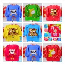 厂家直销儿童防水罩衣\反穿衣\好运儿儿童条绒防水单罩衣11713