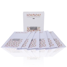 新品美白补水蚕丝面膜曼宁水漾光感无暇瓷白蚕丝面膜舒缓紧致肌肤