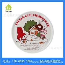 【独家】餐垫耐高温密胺隔热垫6.5英寸小红帽密胺隔热垫