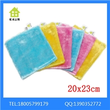 供应批发除油神奇洗碗布木纤维百洁布亮丝20x23cm不粘油抹布