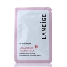 Laneige兰芝小样草莓酸奶柔肤面膜4ML批发