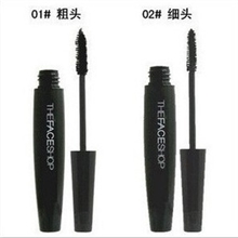thefaceshop菲诗小铺黑杆睫毛膏1#拉长2#浓密