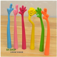 卡通随意弯曲笔韩版可爱日韩国文具圆珠笔批发弯曲手指笔C351