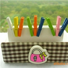 小额批发.彩色可爱小夹子|mini木制小小夹|彩色系列|仅3厘米