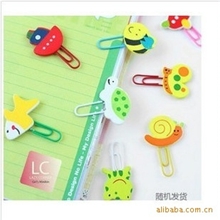 【小额批发】回形针木制卡通回形针卡通动物回形针