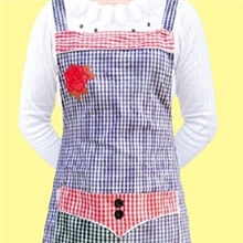 纯棉成人罩衣围裙纯棉围裙纯棉反穿衣朝阳格成人罩衣围裙