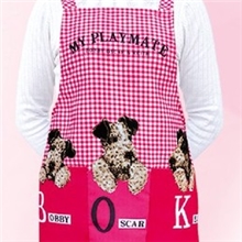 三只狗罩衣长袖围裙背带反穿衣带袖石家庄留村QQ350579019厂家