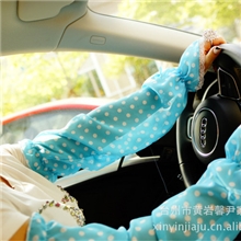 韩版防晒袖套雪纺蕾丝防晒袖套长骑车防紫外线臂套劳保袖套