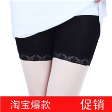 86997爆款性感蕾丝花边三分裤纯棉质打底三分安全裤批发厂家
