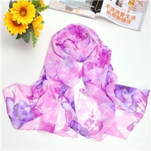 义乌雪纺丝巾批发春秋新款雪纺丝巾披肩围巾J-097