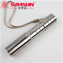 bk32厂家直销不锈钢强光手电正品远射强光手电筒CREE三档